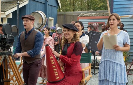 Ava Cooper, Kavan Smith, Ben Rosenbaum, Pascale Hutton, Erin Krakow in 'When Calls the Heart' Season 13