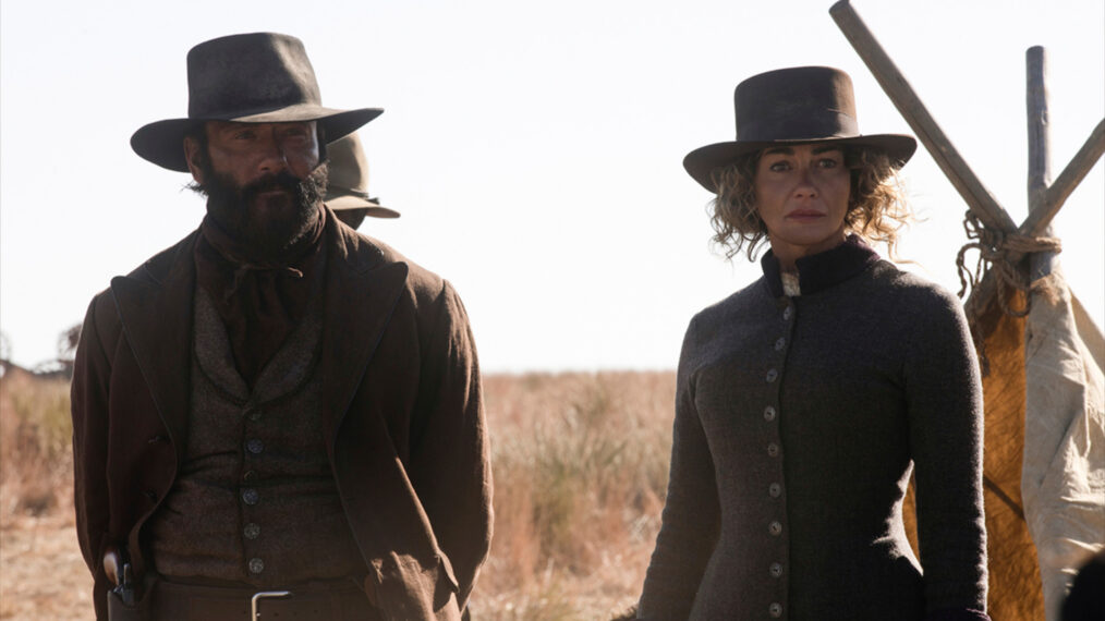 Tim McGraw as James Dutton and Faith Hill as Margaret Dutton in ‘1883’