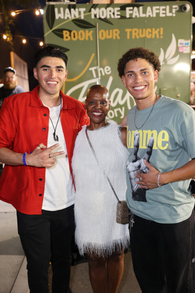 Adrian Rocha, Felicia Cannon and Cedric Hodges at the Big Brother, 1,000th Episode Celebration on the Radford Studios Lot in Los Angeles, California - August 27, 2026. Photo: Matthew Taplinger/CBS ©2026 CBS Broadcasting, Inc. All Rights Reserved.