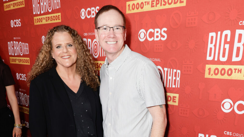 Executive Producers Allison Grodner and Rich Meehan at the Big Brother, 1,000th Episode Celebration on the Radford Studios Lot in Los Angeles, California - August 27, 2026. Photo: Francis Specker/CBS ©2026 CBS Broadcasting, Inc. All Rights Reserved.