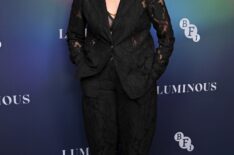 LONDON, ENGLAND - OCTOBER 01: Anna Chancellor attends the BFI London Film Festival Luminous Gala 2024 at The Roundhouse on October 01, 2024 in London, England.