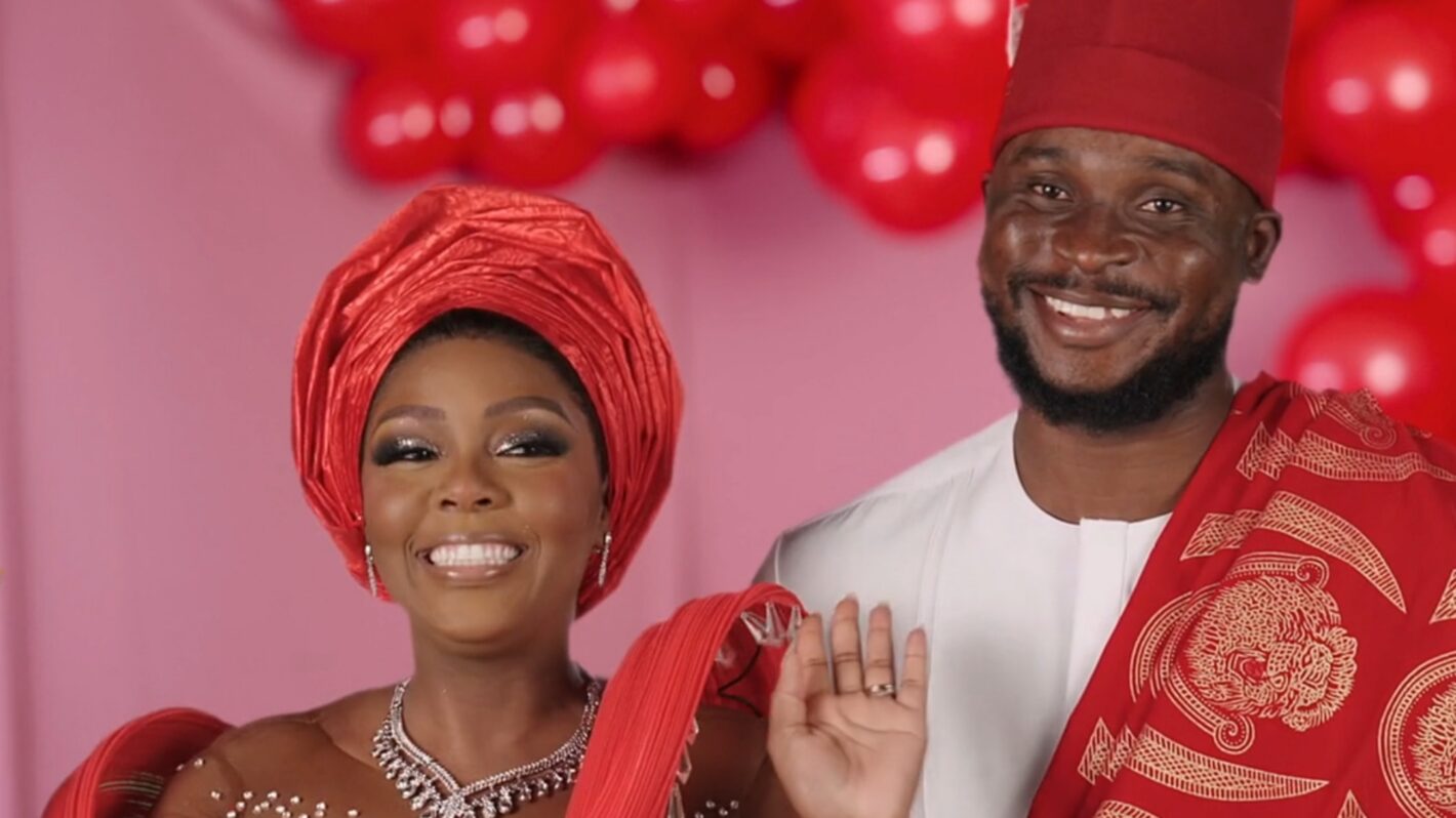 Ashia and Maxwell of '90 Day Fiance' at their wedding