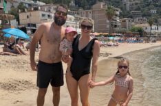 Brett Roth and Jasmine Roth with kids Darla and Hazel, Instagram, August 24, 2026.