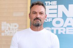 Brian Austin Green attends the world premiere of 'The End of Oak Street' at the Steven J. Ross Theater in Burbank, California, on August 9, 2026.