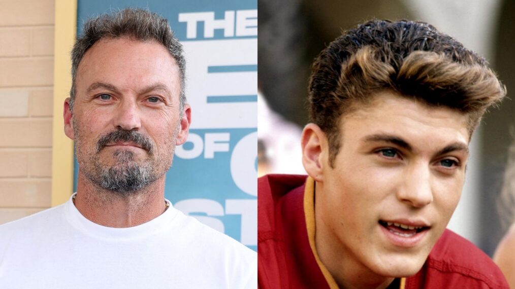 Brian Austin Green attends the world premiere of "The End of Oak Street" at the Steven J. Ross Theater in Burbank, California, on August 9, 2026; BEVERLY HILLS, 90210, 1990-2000, Brian Austin Green, 1992-93