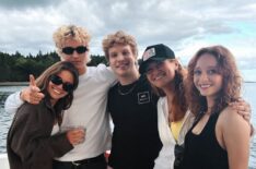 Carina Adly MacKenzie with Joseph Zada, Aidan Shaw, and Madeleine Arthur of 'We Were Liars'