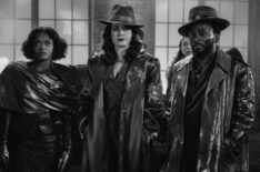 Celia Rose Gooding, Rebecca Romijn, and Babs Olusanmokun, 'Star Trek: Strange New Worlds,' Season 4, Episode 4, Paramount+, August 13, 2026.