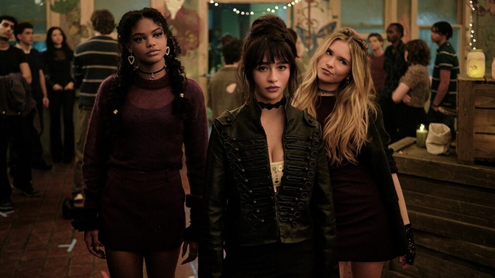 Jordan Leftwich, Malina Weissman, and Ora Duplass of 'Coven Academy'