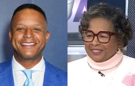 Craig Melvin at the "Disclosure Day" New York Premiere held at the David H. Koch Theater on June 08, 2026 in New York, New York; Craig Melvin's mother, Betty Jo Melvin, on the January 13, 2025, episode of NBC's 'Today.'