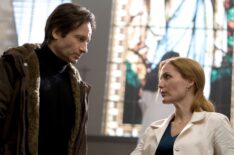 David Duchovny and Gillian Anderson, 'The X-Files: I Want to Believe,' movie, 2008.