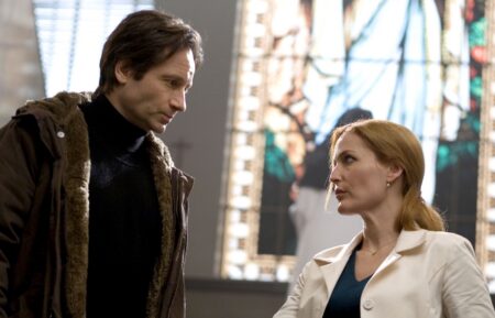 David Duchovny and Gillian Anderson, 'The X-Files: I Want to Believe,' movie, 2008.