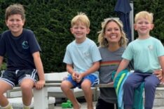 Dylan Dreyer with kids Calvin, Oliver, and Rusty, photo showed on the August 24, 2026, episode of the third hour of 'Today.'