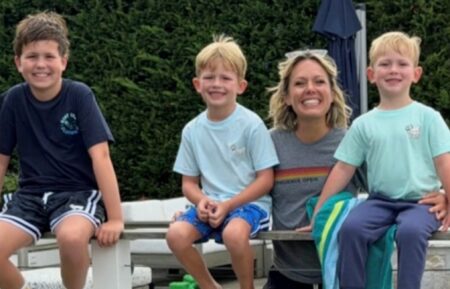 Dylan Dreyer with kids Calvin, Oliver, and Rusty, photo showed on the August 24, 2026, episode of the third hour of 'Today.'