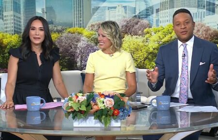 Emilie Ikeda, Dylan Dreyer, and Craig Melvin on the third hour of 'Today,' NBC, August 31, 2026.