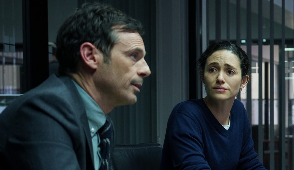 FURIOUS - “Flash Flood” - Alice and Danny’s road trip out of the city leads to hard truths – both professionally and personally. A case in Nora’s past comes back to haunt her. Catherine sets her sights on her next target. (Disney/Sarah Shatz) SCOOT MCNAIRY, EMMY ROSSUM, CAMPBELL SCOTT