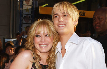 Hilary Duff and Aaron Carter