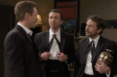 Glenn Howerton, Rob McElhenney, and Charlie Day, 'It's Always Sunny in Philadelphia' Season 18 trailer, FXX, premieres August 17, 2026.