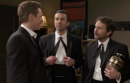 Glenn Howerton, Rob McElhenney, and Charlie Day, 'It's Always Sunny in Philadelphia' Season 18 trailer, FXX, premieres August 17, 2026.