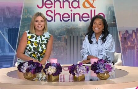 Jenna Bush Hager and Sheinelle Jones on the August 10, 2026, episode of NBC's 'Today With Jenna & Sheinelle.'