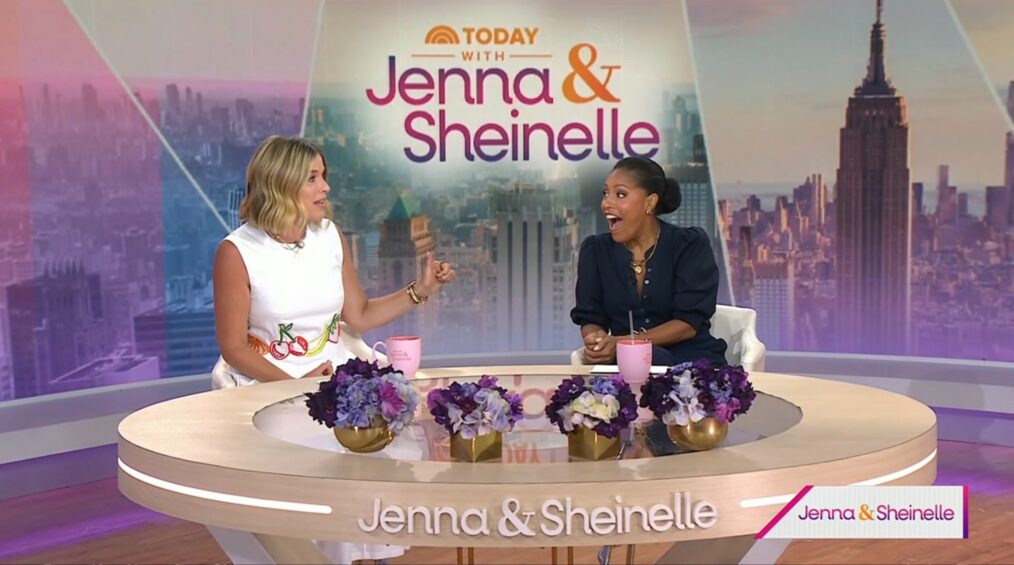 Jenn Bush Hager and Sheinelle Jones on the August 18, 2026, episode of NBC's 'Today With Jenna & Sheinelle.'