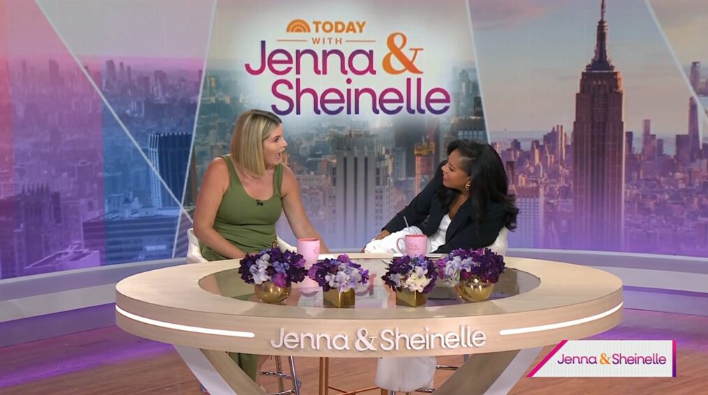 Jenna Bush Hager and Sheinelle Jones on the August 4, 2206, episode of NBC's 'Today With Jenna & Sheinelle.'