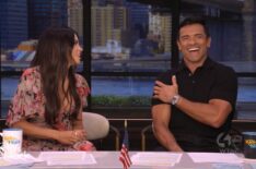 Jenna Dewan and Mark Consuelos on the August 4, 2026, episode of 'Live With Kelly and Mark.'