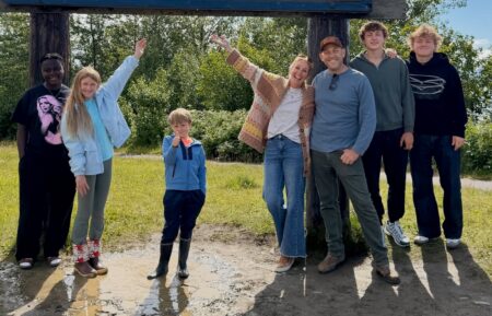 Jenny and Dave Marrs with their kids, Instagram, August 19, 2026.
