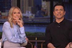 Kelly Ripa and Mark Consuelos on the August 10, 2026, episode of 'Live With Kelly and Mark.'