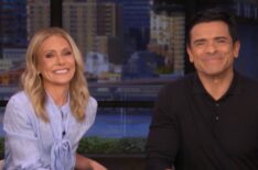 Kelly Ripa and Mark Consuelos on the August 10, 2026, episode of 'Live With Kelly and Mark.'