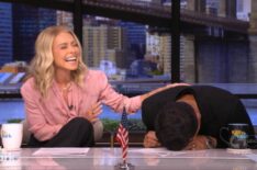 Kelly Ripa and Mark Consuelos on the August 11, 2026, episode of 'Live With Kelly and Mark.'