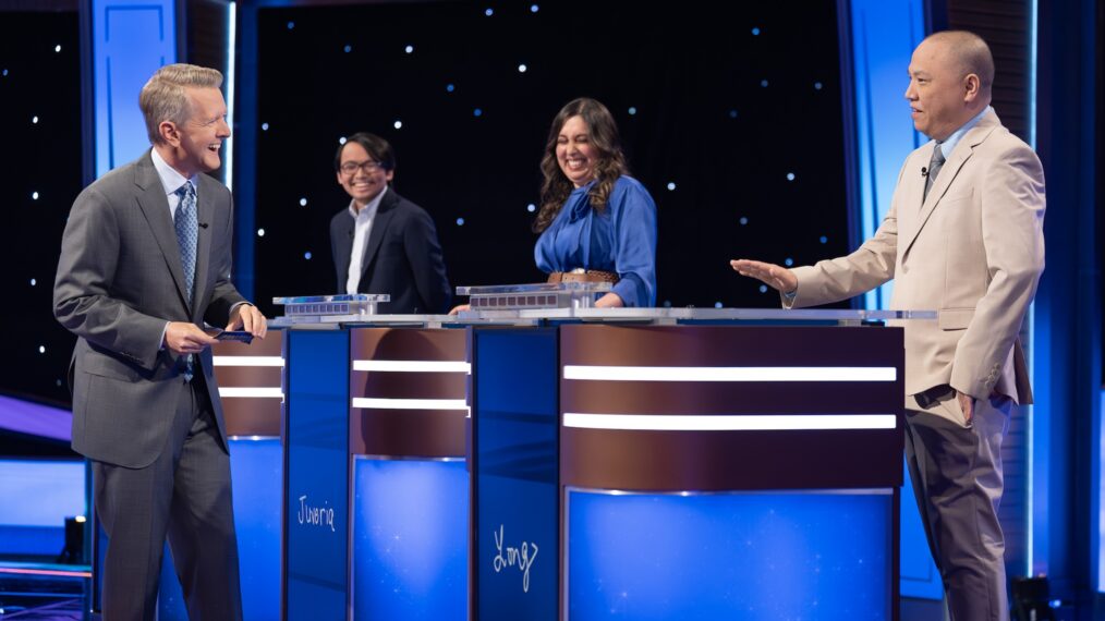Ken Jennings, Paolo Pasco, Juveria Zaheer, and Long Nguyen, 'Jeopardy! Masters, Quarterfinals 7 & 8, ABC, August 28, 2026.
