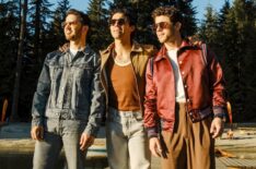 Kevin Jonas, Joe Jonas, and Nick Jonas in 'Camp Rock 3,' Disney Channel, premieres August 13, 2026.