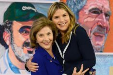 Laura Bush and Jenna Bush Hager on NBC's 'Today,' April 20, 2021.