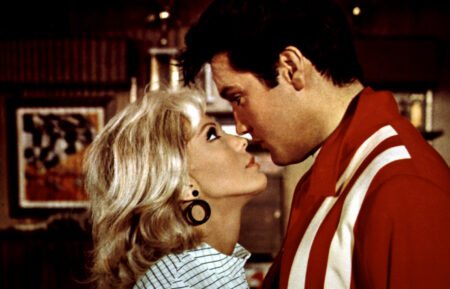 Nancy Sinatra and Elvis Presley in 'Speedway'