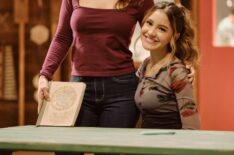 Maria Canals-Barrera and Liamani Segura as Connie and Sage in 'Camp Rock 3'