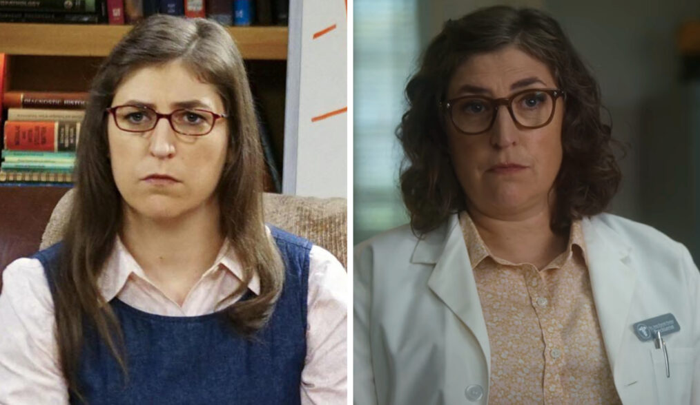 THE BIG BANG THEORY, l-r: Mayim Bialik, Jim Parsons, in 'The Valentino Submergence' (Season 9, Episode 15, aired February 11, 2016). ph: Monty Brinton/©CBS/courtesy Everett Collection