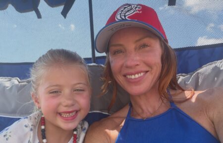 Mina Starsiak Hawk and daughter Charlotte, Instagram, July 18, 2026.