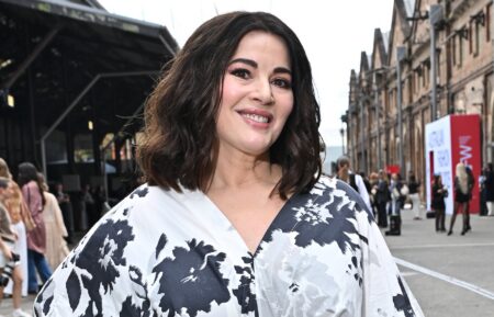Nigella Lawson attends Australian Fashion Week 2025 on May 13, 2025 in Sydney, Australia.