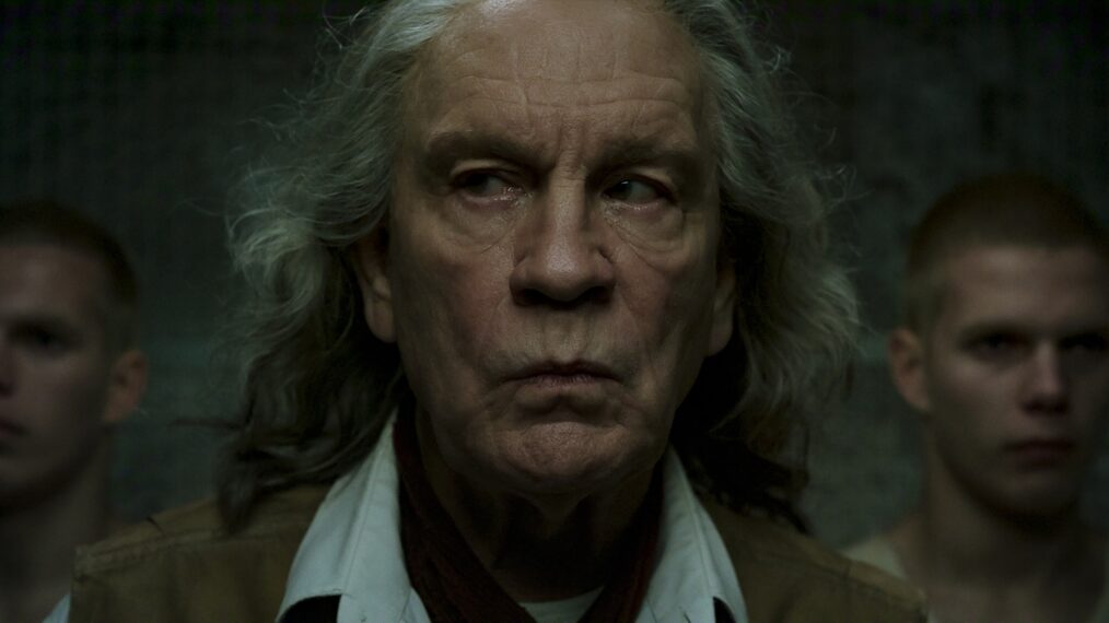 Sacrifice. John Malkovich as Gunnar in Sacrifice. Cr. Courtesy of Netflix © 2026
