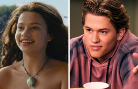 MOANA, Catherine Laga'aia, 2026. ©Walt Disney Studios Motion Pictures /Courtesy Everett Collection; NEVER HAVE I EVER, Deacon Phillippe, '...hooked up with my boyfriend', (Season 3, ep. 308, aired Aug. 12, 2022). photo: Lara Solanki / ©Netflix / Courtesy Everett Collection