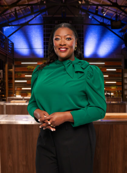 MASTERCHEF: GLOBAL GAUNTLET: Judge Tiffany Derry. MASTERCHEF: GLOBAL GAUNTLET premieres Wednesday, April 15 on FOX. © 2026 FOXMEDIA LLC. Cr: FOX.