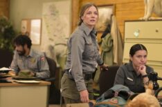 Tracy Spiridakos and Paulina Alexis, 'Anna Pigeon,' Season 1, Episode 2, USA Network, August 14, 2026.