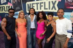 Chibuikem Uche, Kennedi Reece, Cornell Young IV, Alijah Kai, Maleah Joi Moon and Jordan Aaron Hall attend as Netflix Hosts an End of Summer Bash Celebrating the Past, Present and Future of their Coming-of-Age Slate at Laya Restaurant on August 13, 2026 in Los Angeles, California.