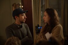 Ben Kronengold and Rebecca Shaw behind the scenes of 'Adults' Season 2