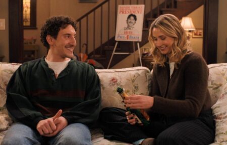 Malik Elassal and Lucy Freyer in 'Adults' Season 2