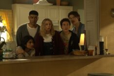 Amita Rao as Issa, Owen Thiele as Anton, Lucy Freyer as Billie, Malik Elassal as Samir, Jack Innanen as Paul Baker in 'Adults' Season 2