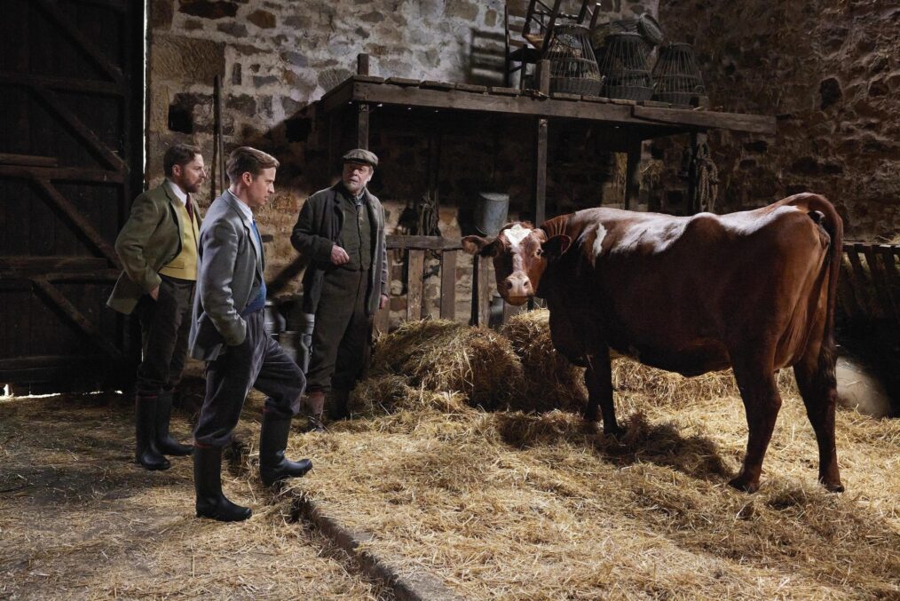 James Herriot (Nicholas Ralph), Siegfried Farnon (Samuel West) in 'All Creatures Great and Small' Season 7
