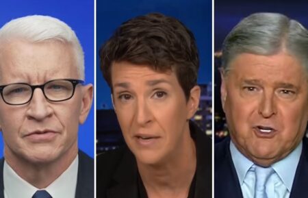 Anderson Cooper, Rachel Maddow, Sean Hannity