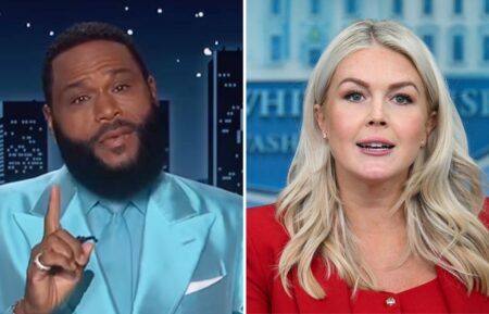 Anthony Anderson and Karoline Leavitt