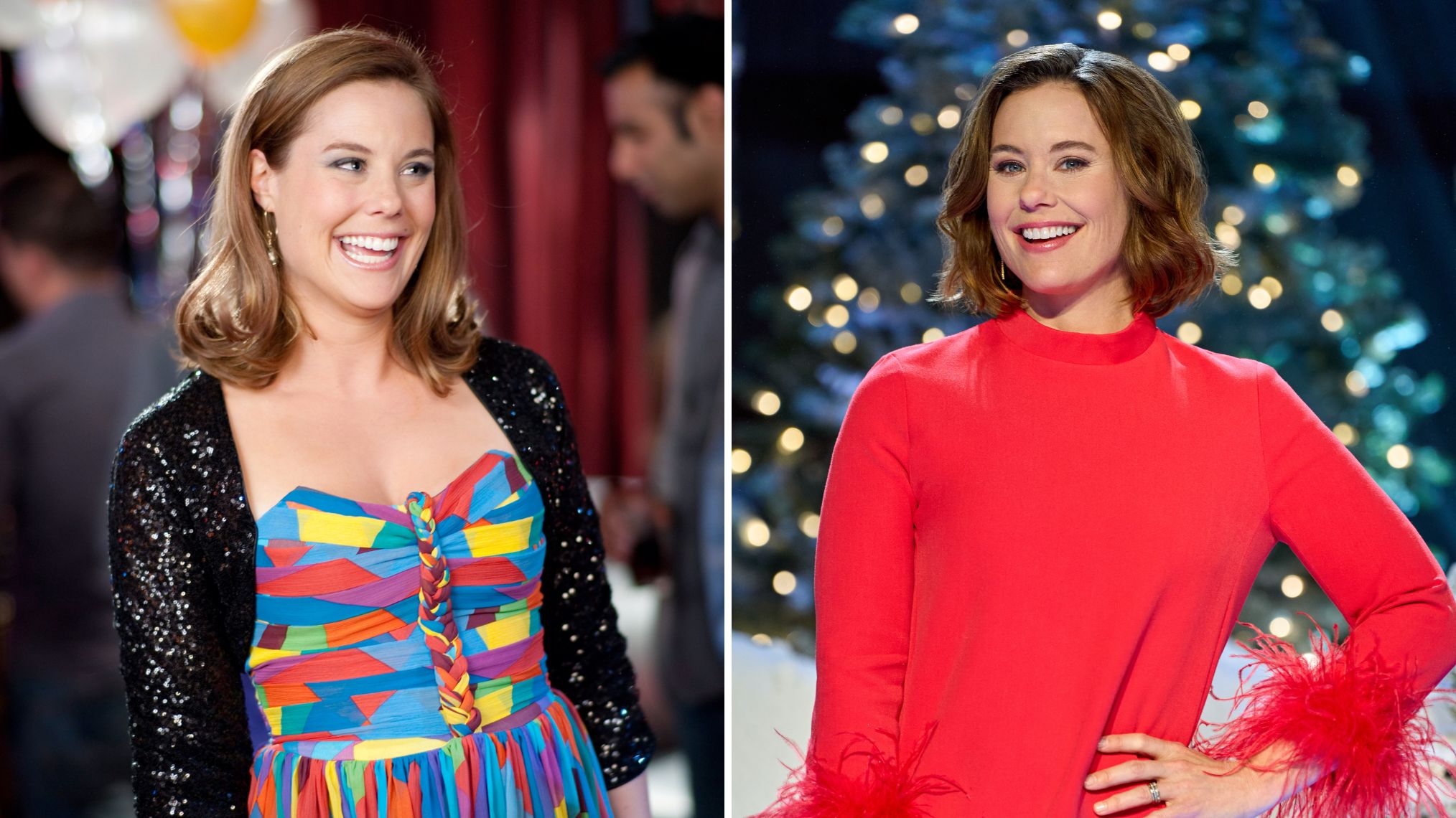 Ashley Williams in 'Something Borrowed' and in 'Finding Mr. Christmas' Season 2